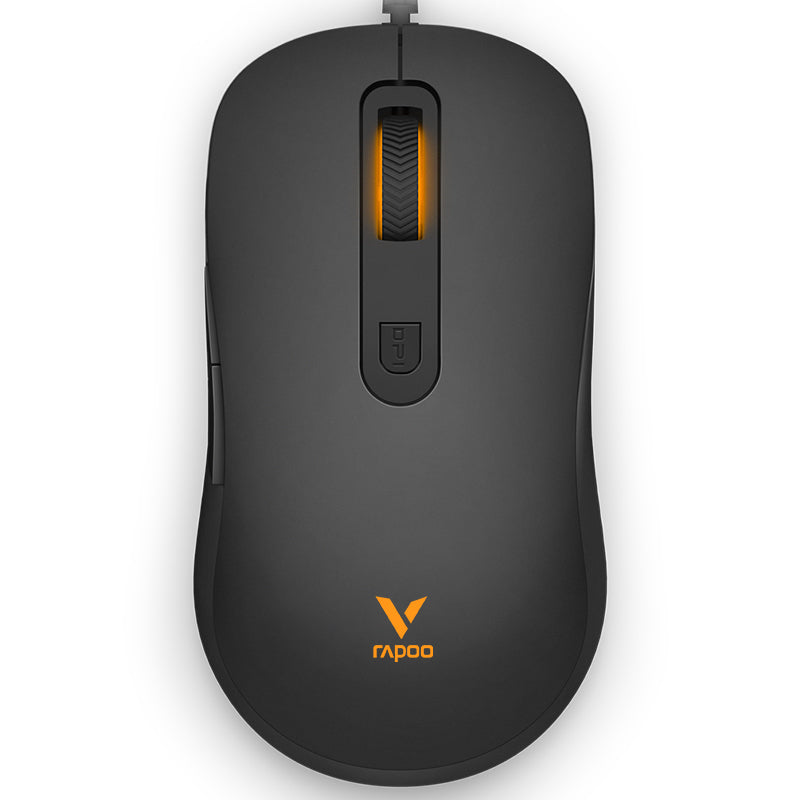 Rapoo Optical Gaming Mouse Black, 1 Year Warranty
