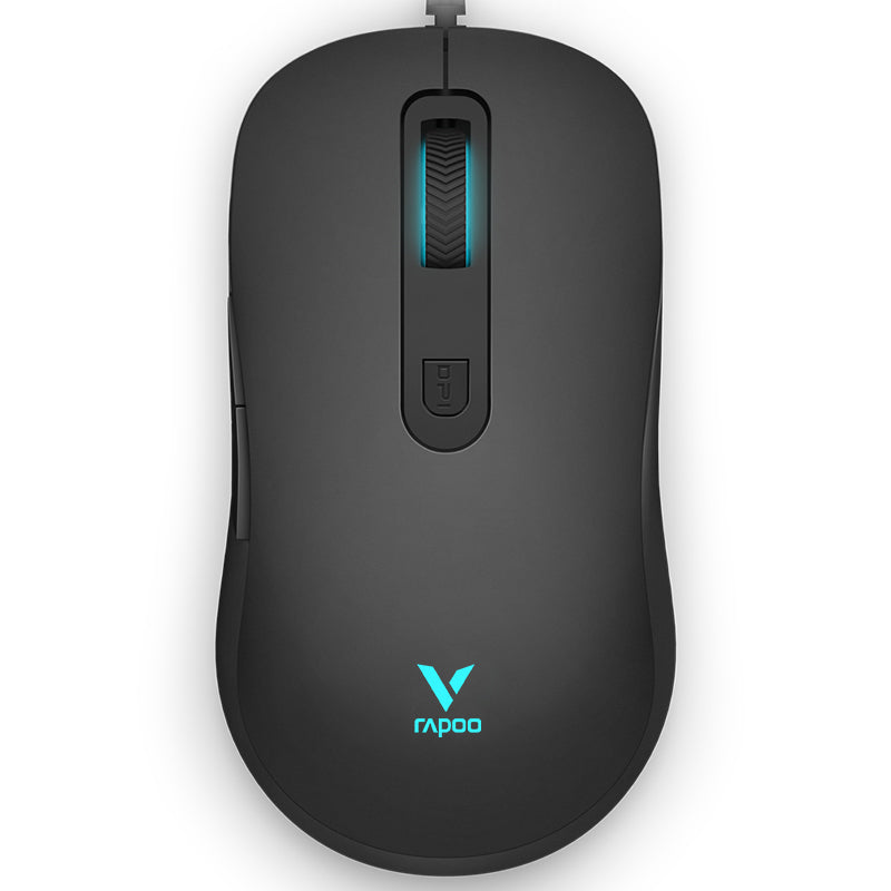 Rapoo Optical Gaming Mouse Black, 1 Year Warranty