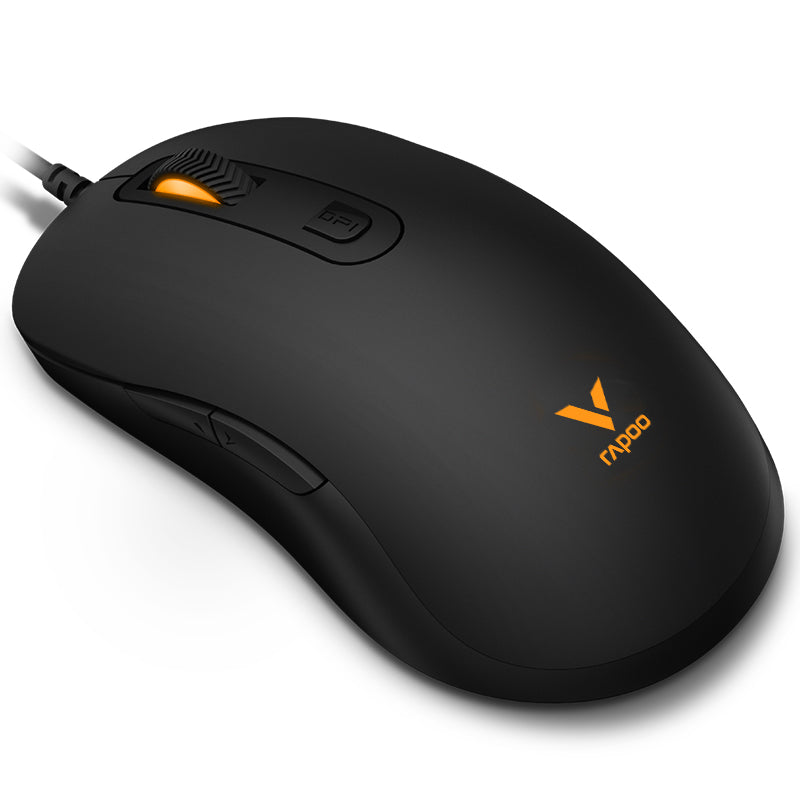 Rapoo Optical Gaming Mouse Black, 1 Year Warranty