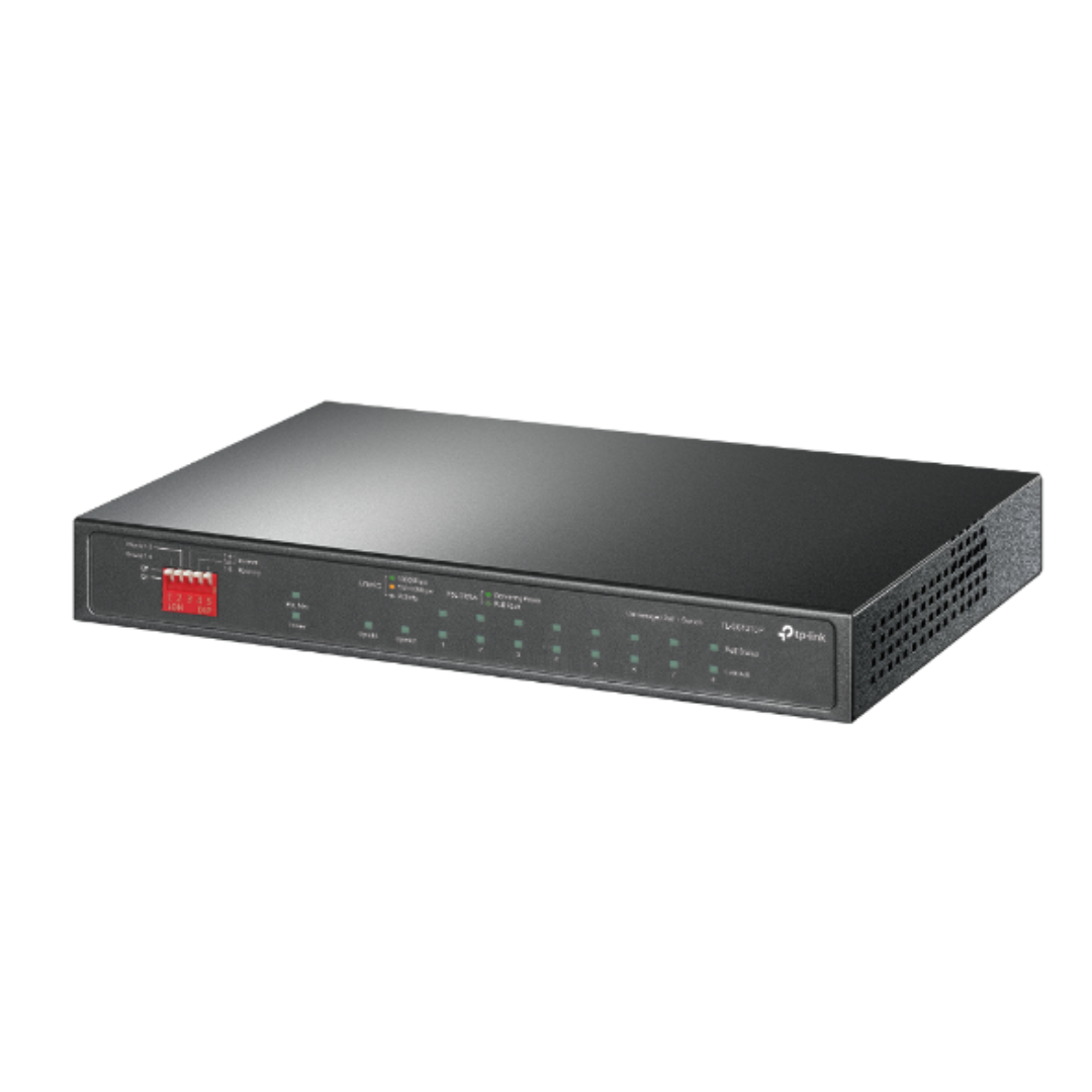 TP-link 10-Port Gigabit Desktop Switch with 8-Port PoE+, 2 Year Warranty