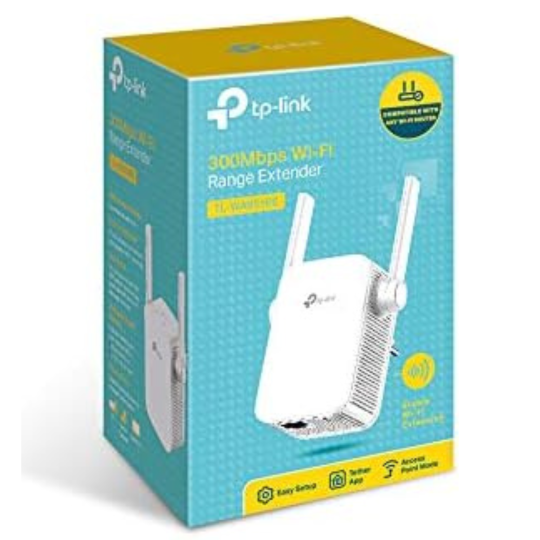 TP-link 300Mbps Wi-Fi Range Extender, 2 Year Warranty