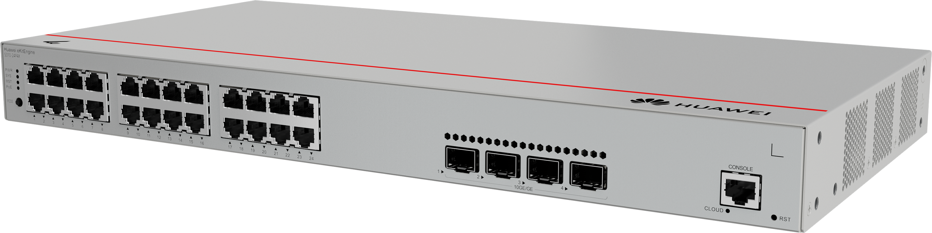 HuaweiHuawei eKitEngine S310-24P4X 24-Port Gigabit PoE+ Managed Switch , 3 Year Warranty
