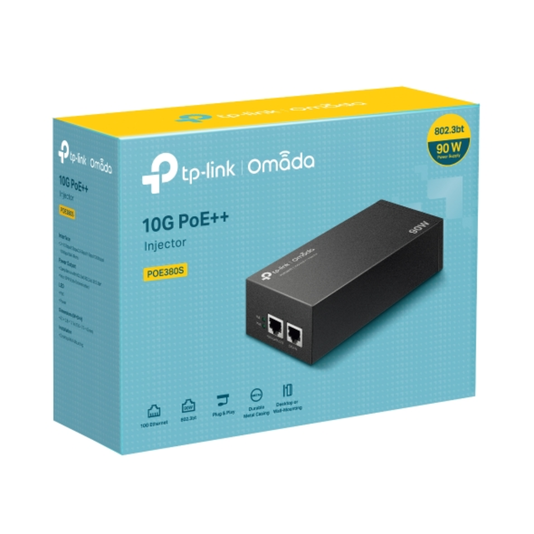 TP-link Omada PoE+ Injector Adapter, 2 Year Warranty
