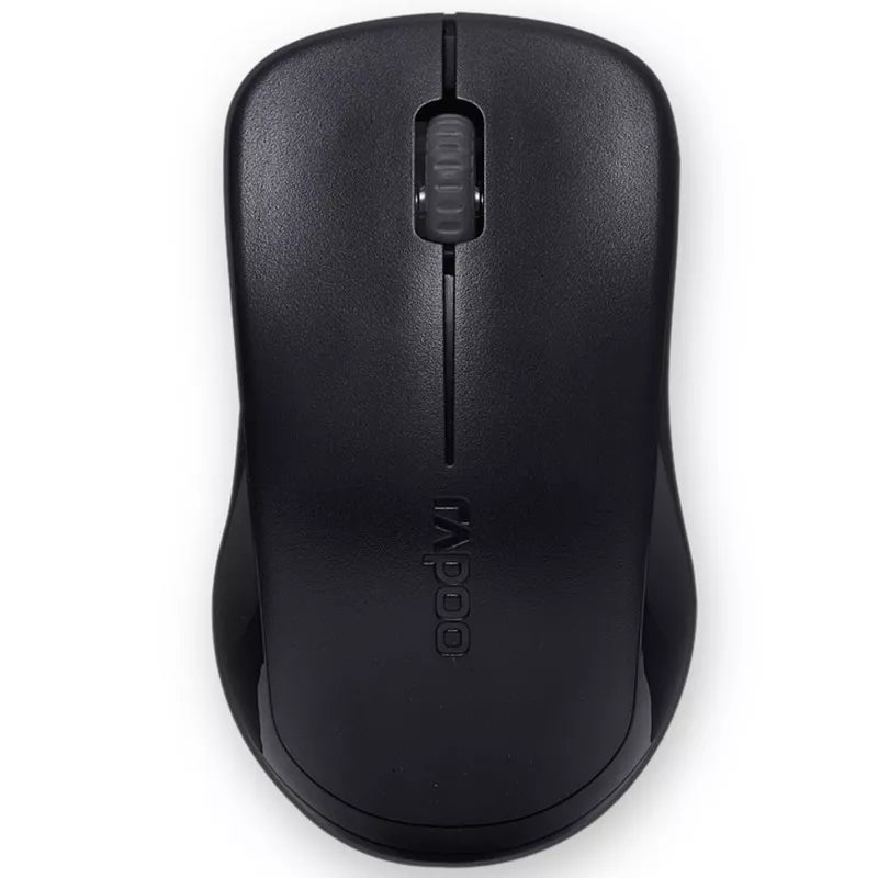 Rapoo Wireless Optical Mouse Black, 1 Year Warranty