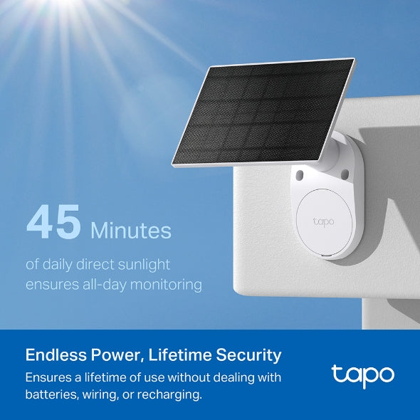 TP-Link Tapo C410 KIT Solar-Powered Wire-Free Outdoor Wi-Fi Security Camera