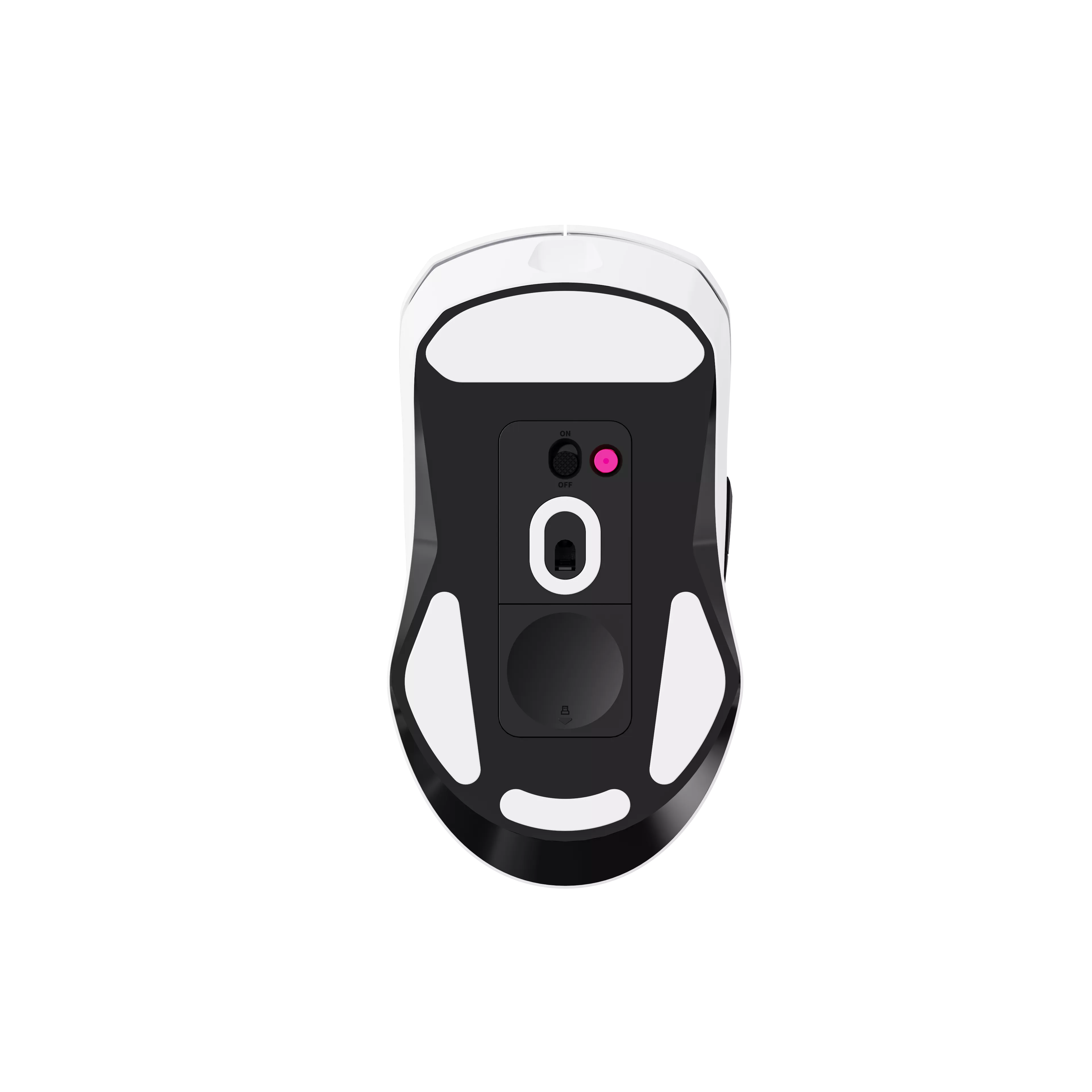Rapoo Wired/Wireless Gaming Mouse, white and black, 1 Year Warranty